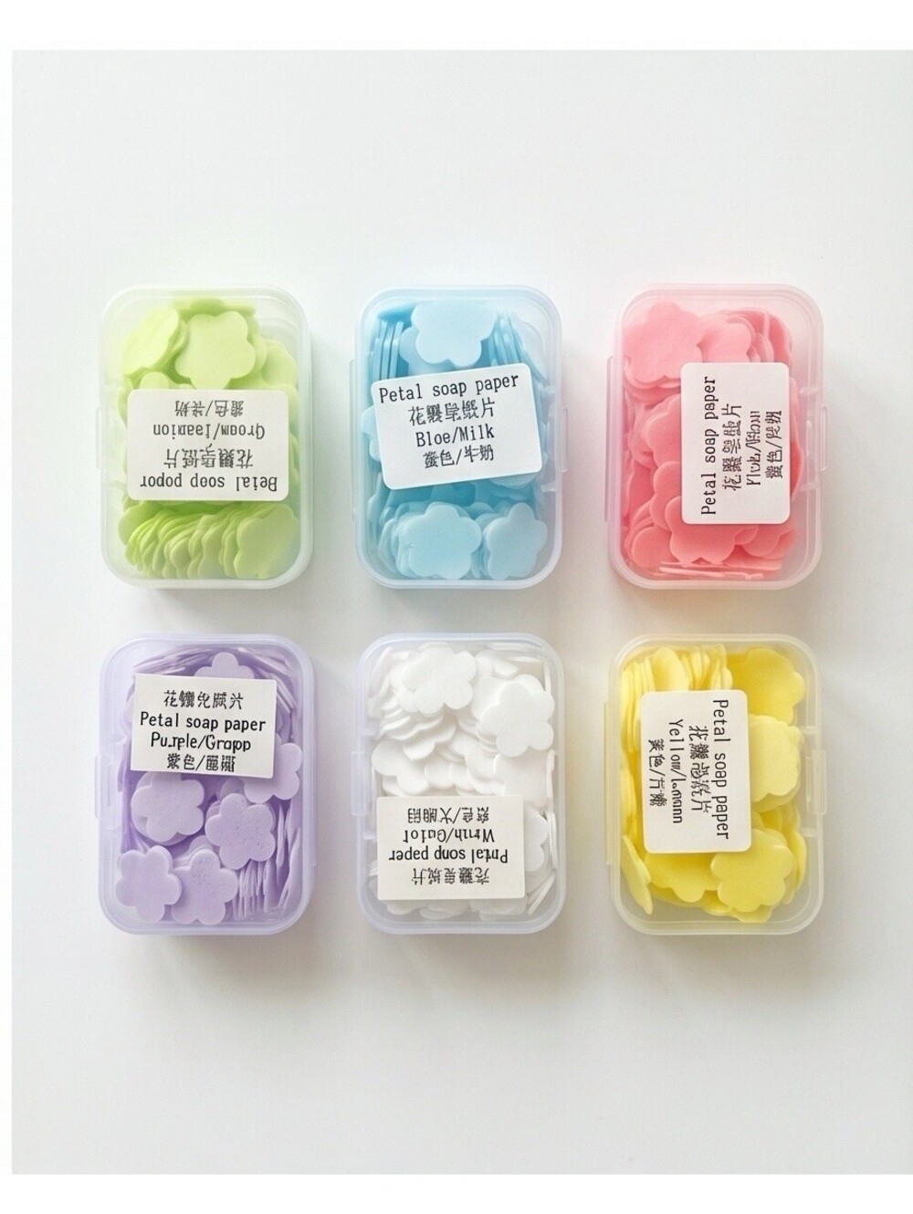 Travel Soap Paper Sheets 6 Pack Portable Hand Washing Camping Hiking Pocket